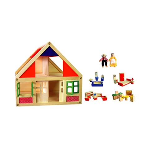 Viga Doll House With Furniture