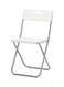 Folding Chair White 41x45centimeter