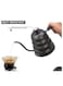 Mibru Drip V60 Pour Over Kettle With Thermometer 1200ml Stainless Steel Tea Coffee Gooseneck Thin Spout Pitcher For French Press Pot Works On Stovetop Black