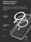 VRS Design Crystal Mixx Magnetic designed for iPhone 14 PLUS case cover compatible with MagSafe with Tempered Glass Screen Protector and Camera Lens Protector - Clear