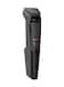 Philips Multigroom Series 3000 6 In 1 Face Shaver, Black, MG3710/15 (Rectangle, Stainless Steel, Beard, Ear, Eyebrow, Nose, 60 Min, Integrated)