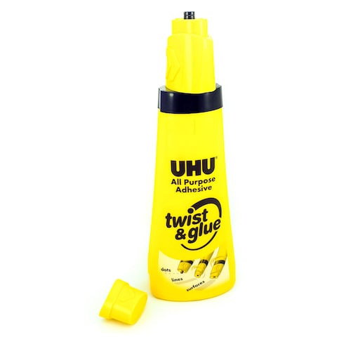 UHU Twist and Glue Multi-Purpose Adhesive White 35ml 2 PCS