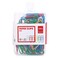 Deli Essential Paper Clips 0024 Multicolour Pack of 100