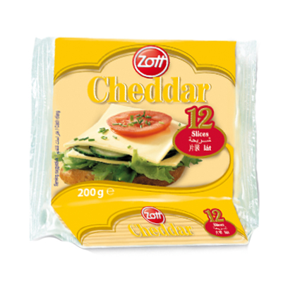 Zott Cheddar Slices 200GR