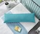 KLUB LINEN  Long Body Pillow 1pc, Fabric: 100% Polyester 85 GSM Microfiber 1 cm Stripe Super Soft, Filling: 1300 gm Hollow Fiber Comfort, Breathable &amp; Ultra Soft Size: 45 x 120 cm, Color: Aqua