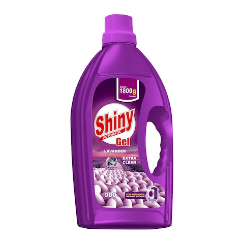 Shiny Automatic Laundry Gel with Lavender Scent - 900 ml