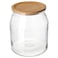Ikea 365+ - Jar With Lid, Glass/Bamboo