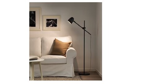 Floor/reading lamp, black