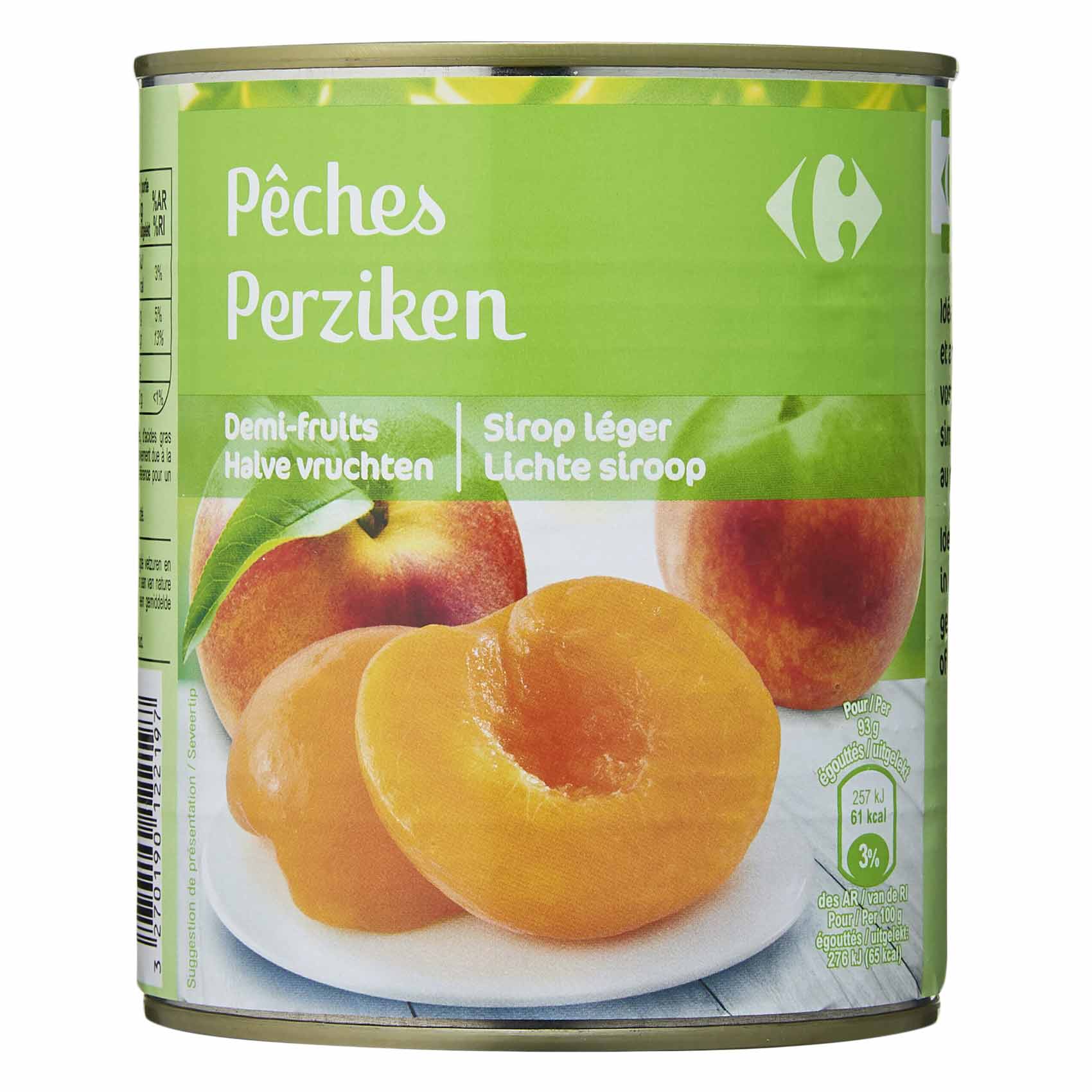 Carrefour Peach In Syrup 850ML