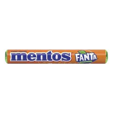 Mentos Fanta Chewy Candy Orange Flavor 38g