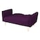 In House Rosela 2 In 1 Sofabed Velvet Upholstered - Dark Purple