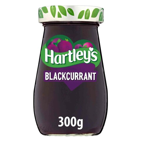 Hartley&#39;s No Bits Blackcurrant Jam 300g