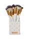 Bh Cosmetics White Studded Elegance Brush Set 12 Pieces