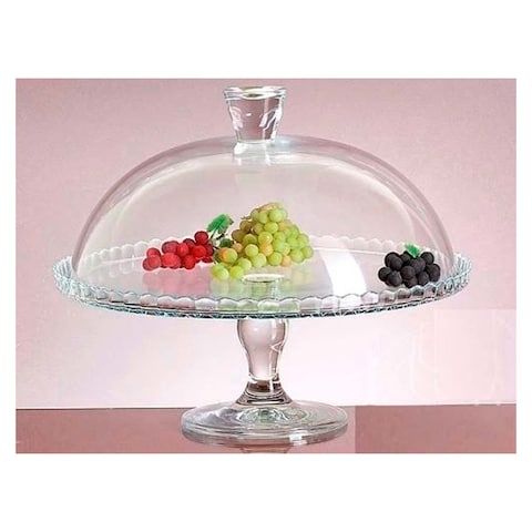 Pasabahce Glass Patisserie Service Plate - 32 Cm