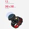 KKmoon - SENBONO S10Pro Smart Watch Round Full Touch Color Screen IP67 Waterproof Call Reminder Pedometer Sleep Analysis Heart Rate Fitness Blood Pressure Monitoring Multiple Sports Modes Smartwatch Couple