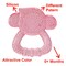 Infantino Safari Teething Pals 0+ Months 2 Pieces Pink