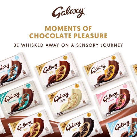 Galaxy Chocolate Multipack Salted Caramel Chocolate Bars 5 Bars x40g