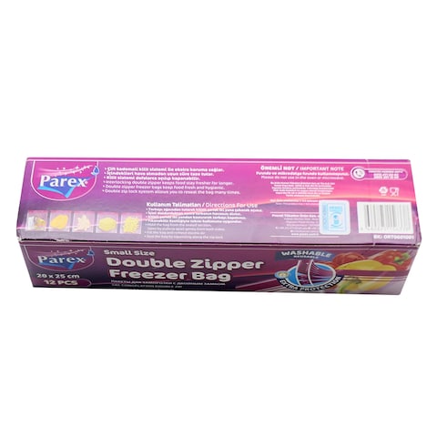 PAREX ZIP LOCK BAG SMALL 12 PCS