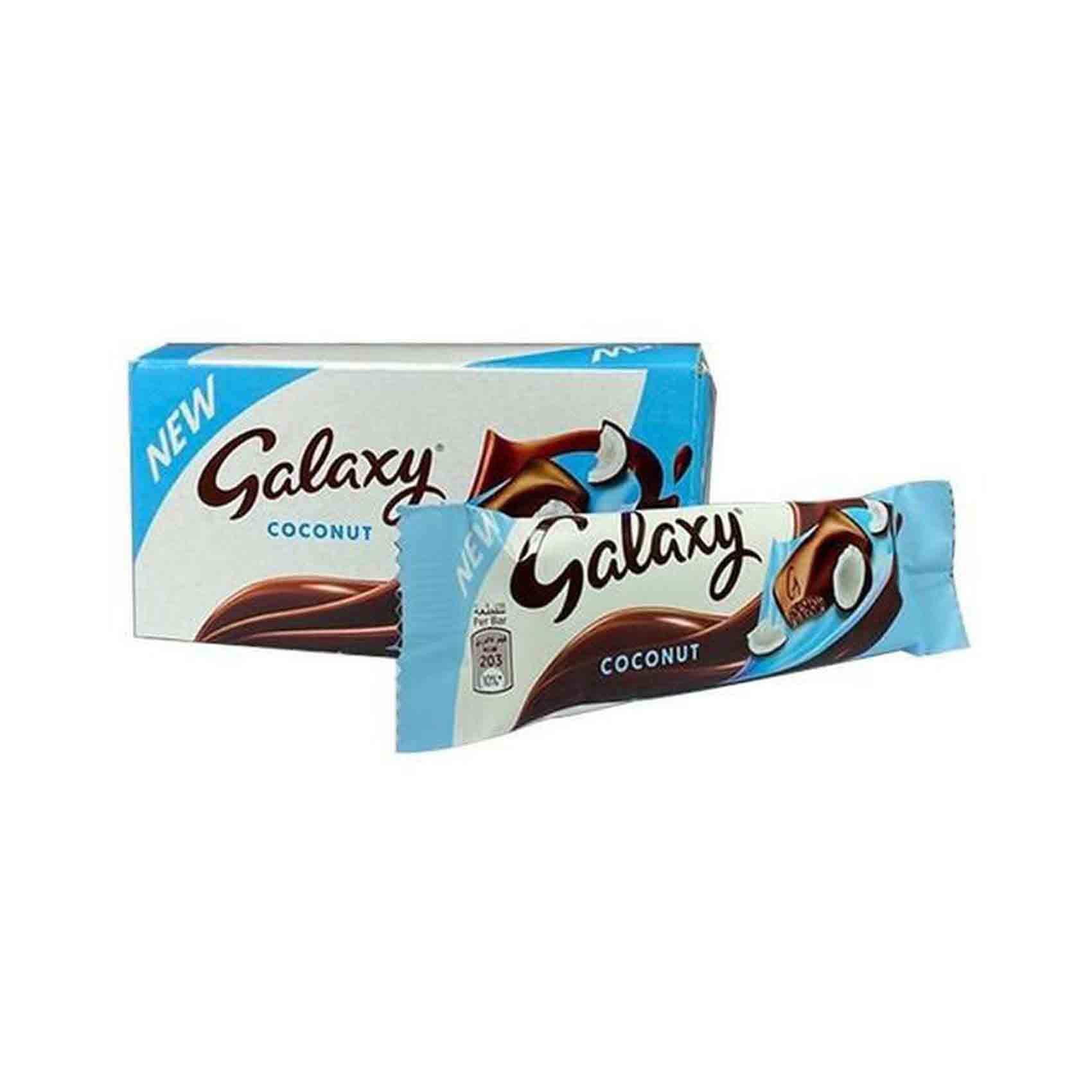 Buy Galaxy Coconut And Milk Chocolate Bar 36g Pack Of 24 Online buy-galaxy-coconut-and-milk-chocolate-bar-36g-pack-of-24-online