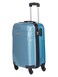 Senator Hard Case Cabin Luggage Trolley Suitcase for Unisex ABS Lightweight Travel Bag with 4 Spinner Wheels KH120 Light Blue