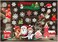 Christmas Window Stickers, Christmas Window Clings, Christmas Window Decor Including Snowflakes, Santa Claus, Reindeer, Snowman, for Christmas Decorations Xmas Party Supplies, 6 PCS (Colourful)