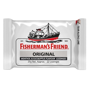 Fisherman&#39;s Friend Original Menthol And Eucalyptus Sugar Free Lozenges 25g