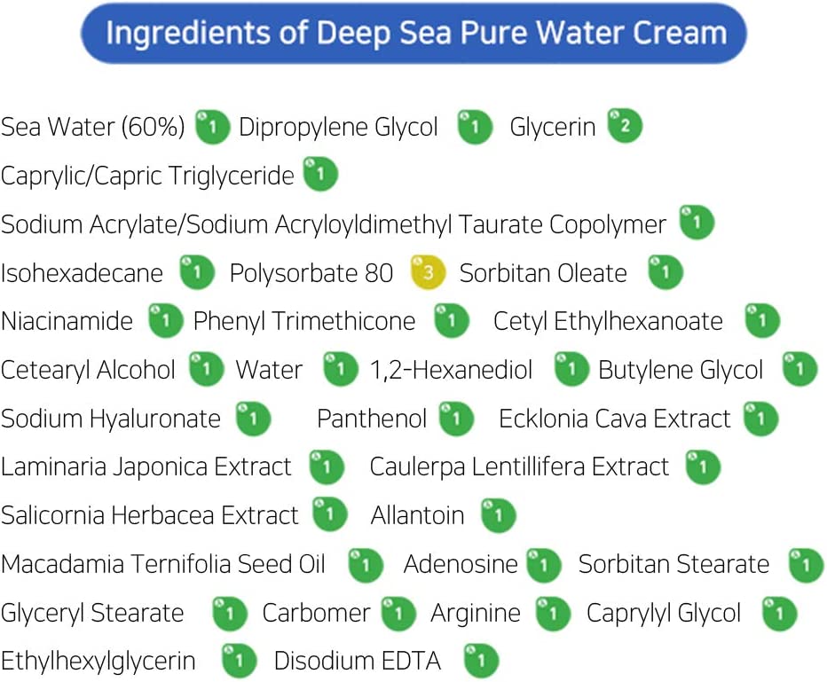 Purito - Deep Sea Pure Water Cream,50G