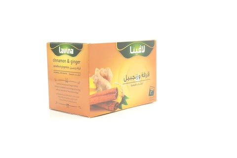 Lavina Cinnamon And Ginger Garcinia Herbal Infusion Tea Bag 2g x 20 Pieces