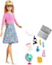 ​Barbie Teacher Doll, Blonde, with 10 Teaching Accessories, Including Spinning Globe and a Laptop that Opens and Closes, Gift for 3 to 7-Year-Olds GJC23