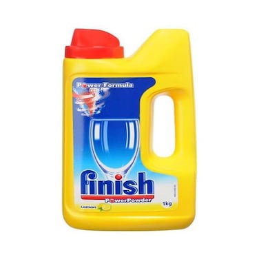 Finish Lemon Dishwasher Cleaner Soap Powder 1Kg