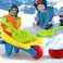 8 Pcs Children's Toy Set Outdoor Beach Playset Cart Sand Trolly Sandbox Toy Beach Toy Sand Toy for Kids