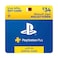 Sony PlayStation Store Digital Wallet Top Up 34 USD