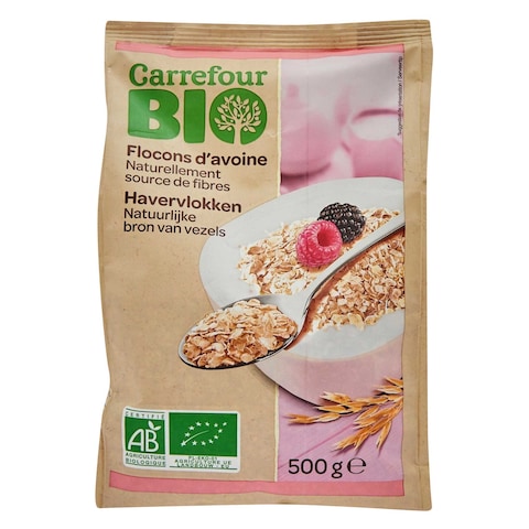 Carrefour Bio Organic Oat Flakes 500g