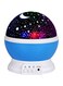 Generic Rotary Flashing Star Moon Projector Night Light