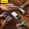 Baseus 30000.0 mAh Portable Charger Power Bank 30000mAh, 22.5W QC 3.0 PD 20W USB 3-Port 3A Fast Charging Charger C Battery Pack, Smart LED Display Phone for iPhone Series, Samsung, Android etc,  White
