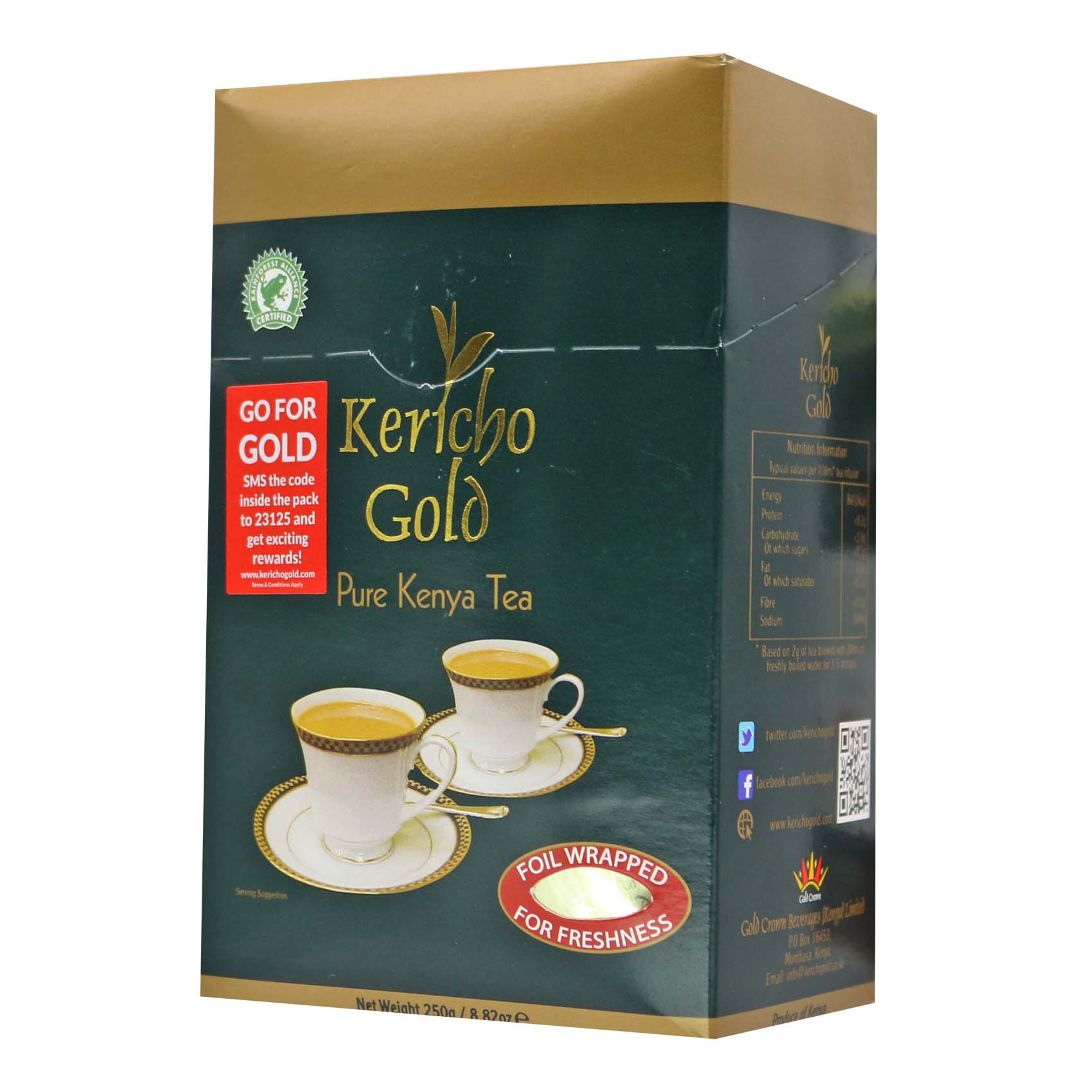 Kericho Gold Pure Kenya Loose Black Tea 250g