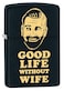Zippo MP400018 Good Life Black Matte Windproof Lighter