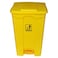 AKC Garbage Bin With Pedal Yellow 87L