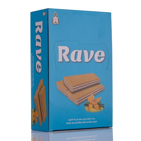 Rave Wafer Vanilla Cream - 12 Pieces