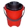 Arix Tonkita Bucket With Squeezer Red 13L