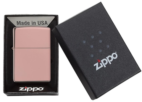 Zippo 49190 Classic High Polish Rose Gold Windproof Lighter