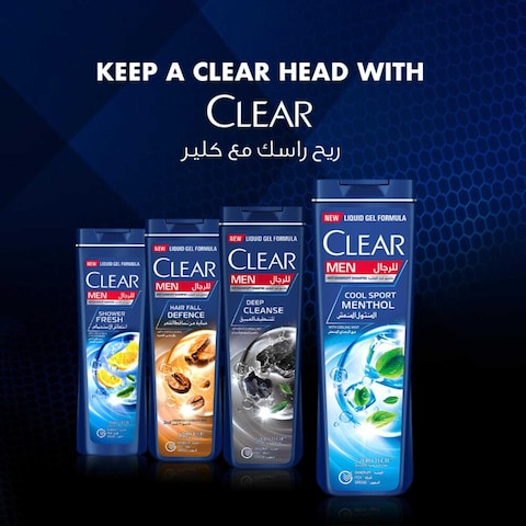 Clear Anti-Dandruff Shampoo Deep Cleanse 350ml Pack of 2
