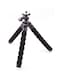Generic - 3-In-1 Mini Flexible Octopus Tripod Mobile Holder Black