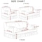 4-Piece Stretchable Sofa Cover Set Chocolate Brown Jacquard Fabric Seven Seater Couch Cover Set 3211 Combination