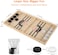 Generic Large Sling Puck Game, Foosball Winner Board Game, Wooden Hockey Table Game, Fast Paced Slingshot Game Board, Rapid Sling Table Battle Speed String Puck Game For Kids Adults &amp; Family Party