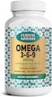 Oladole Natural Omega 3-6-9 From Borage, Flaxseed And Fish Oils, 2400mg, 120 Softgels