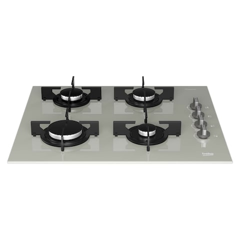 مسطح غاز بيكو EGE بلت ان - 4 شعلة - 60 سم - رمادي - BOCD T 6010