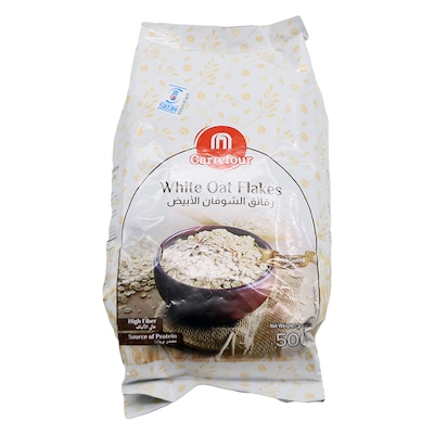 Carrefour White Flakes Oats 500g