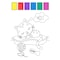 Magic Water Kittens Coloring Book