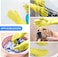 ZALCOON Dishwashing Sponge Gloves for Kitchen ,Silicone Gloves Reusable Rubber Cleaning Gloves ,Silicone Dishwashing Scrubber Glove